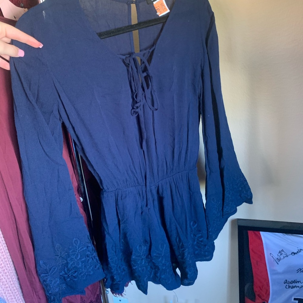 Blue romper
